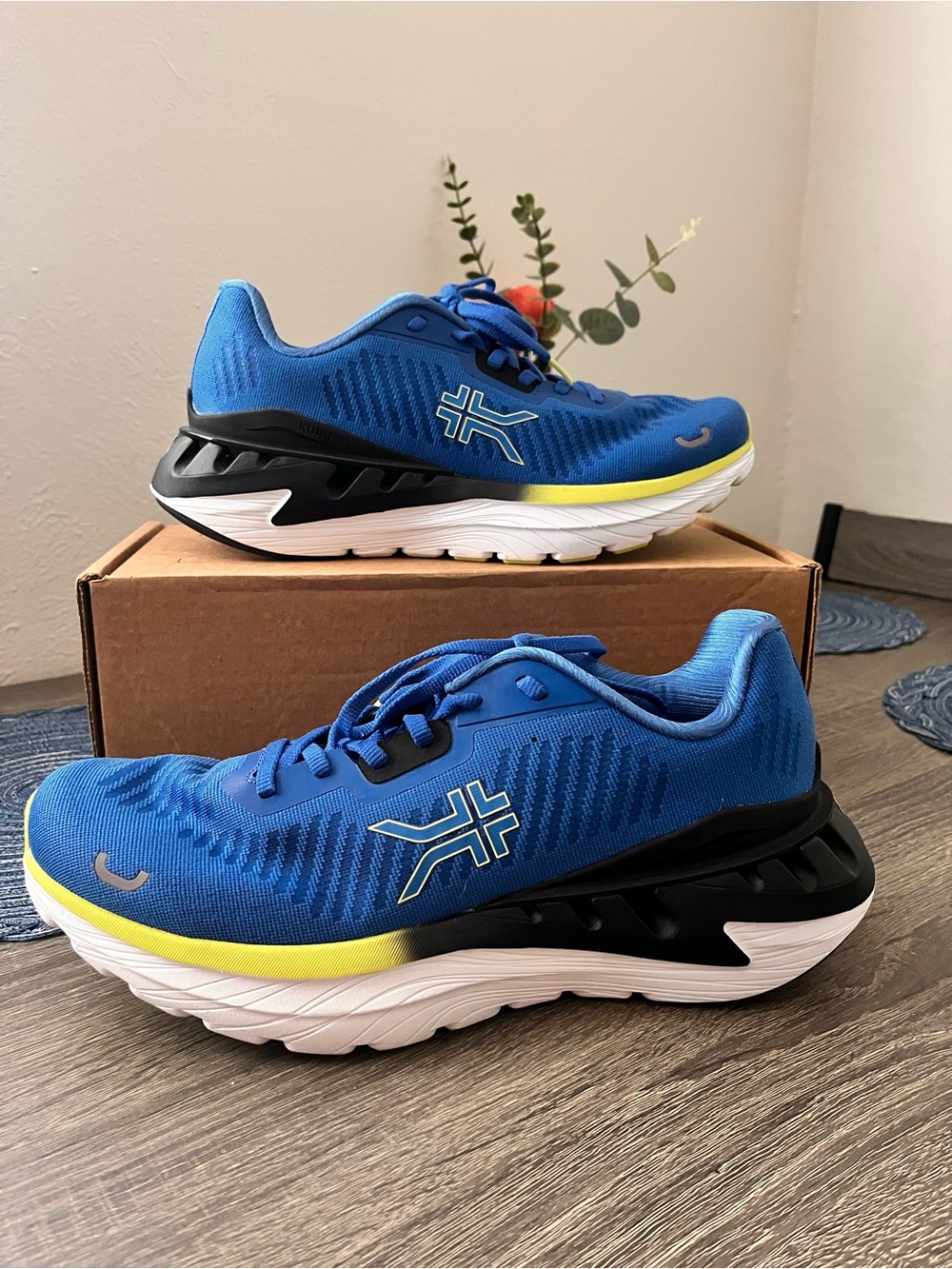 KURU Men’s Triple Max Ion Running Shoes Blue Size 10 Orthopedic Shoes